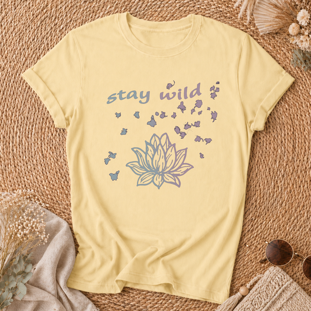 Stay Wild Lotus Tee