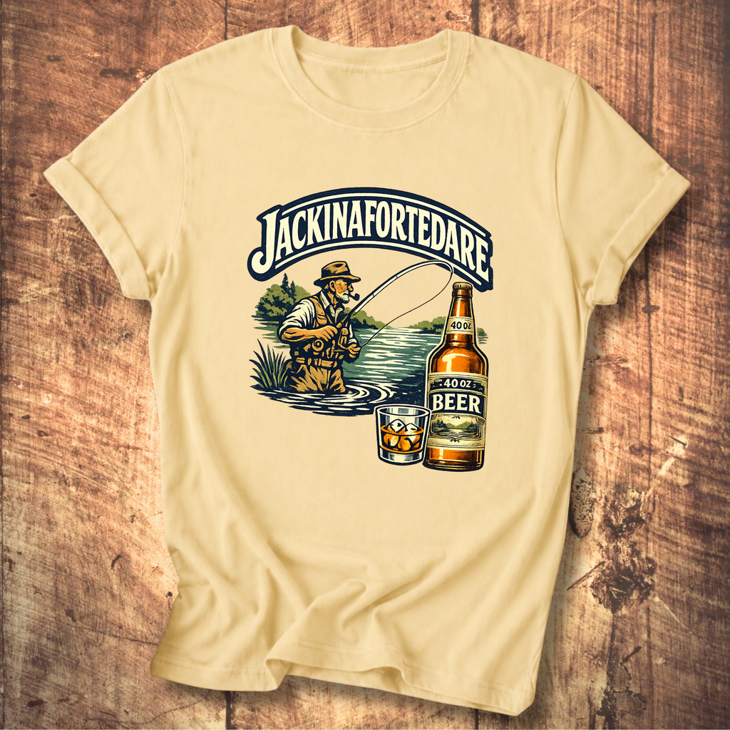 "Jackinafortedare" Vintage Outdoors Tee