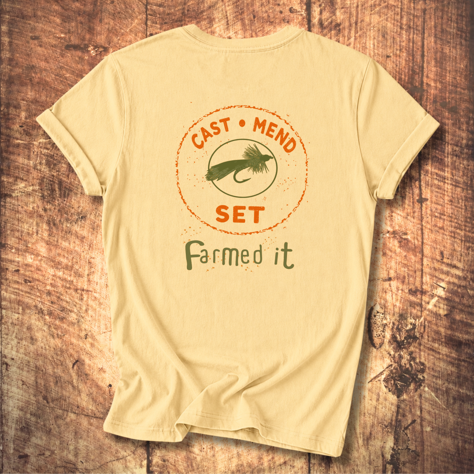 Cast • Mend • Set “Farmed it” T-shirt