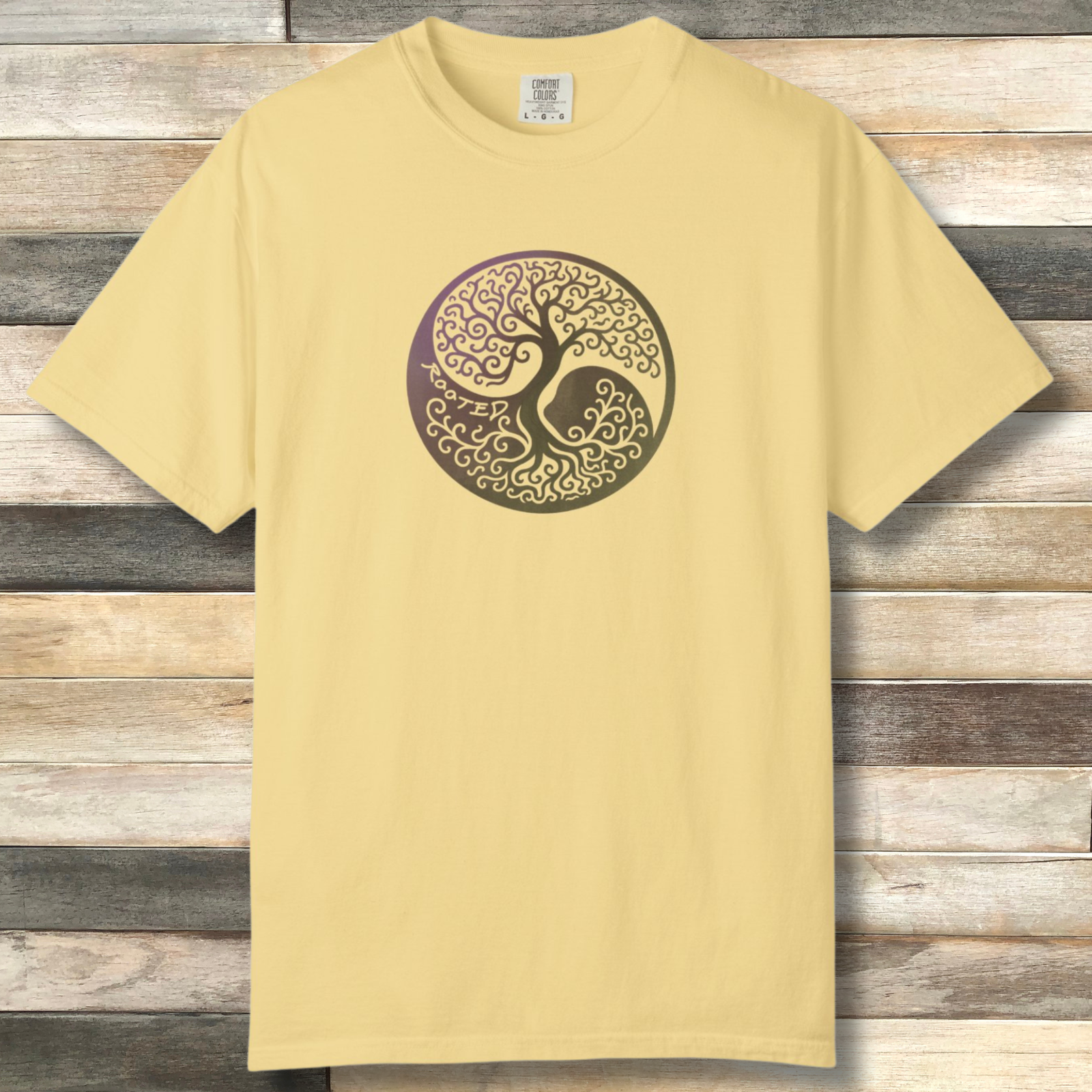 Rooted Yin Yang Tree T-Shirt — Boho Nature Graphic Tee