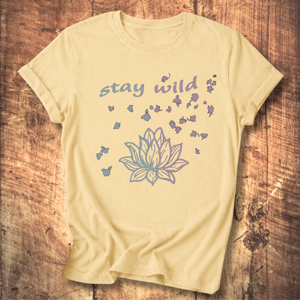 Stay Wild Lotus Tee