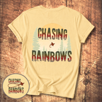Chasing Rainbows Fly Fishing T-Shirt