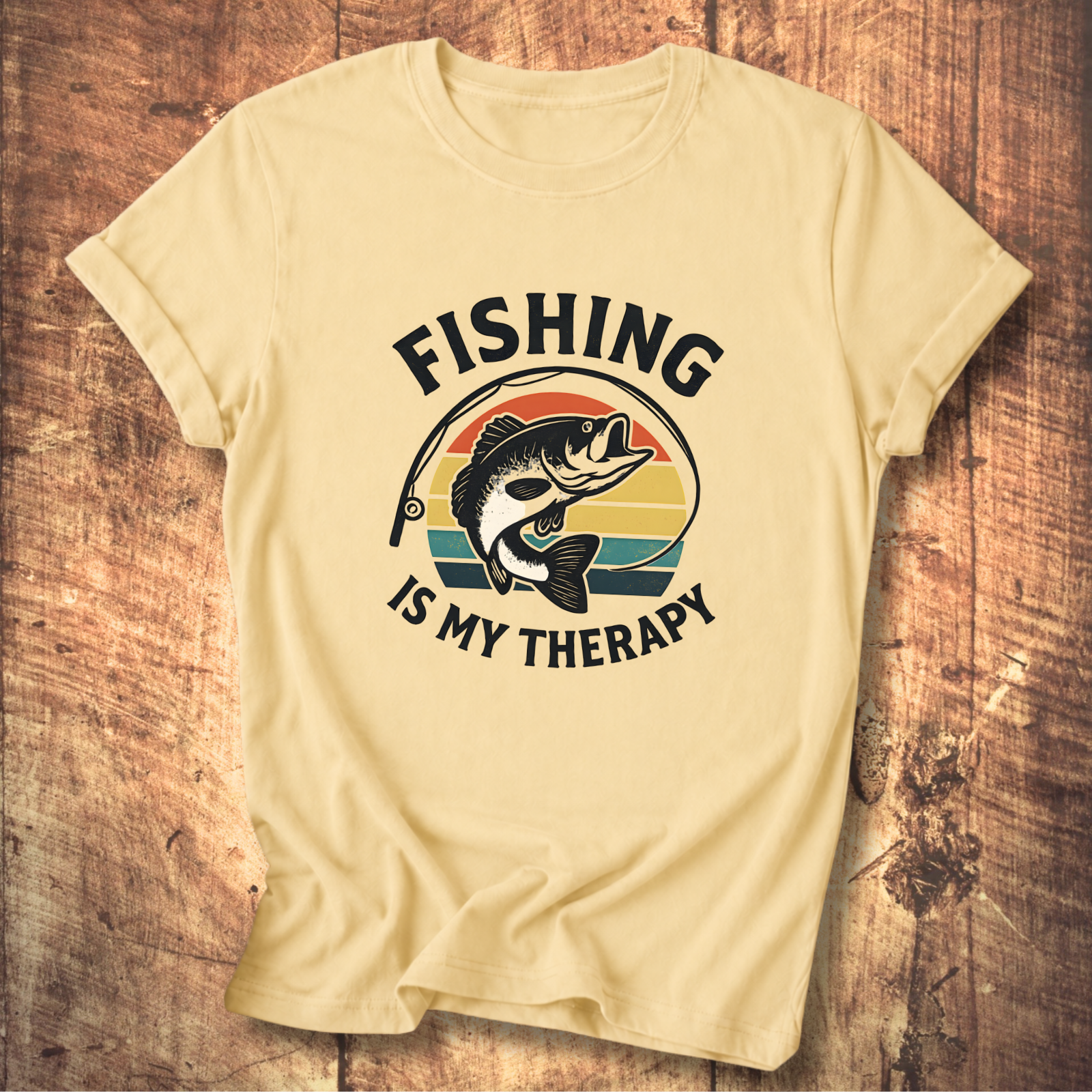 Fishing Is My Therapy Tee
