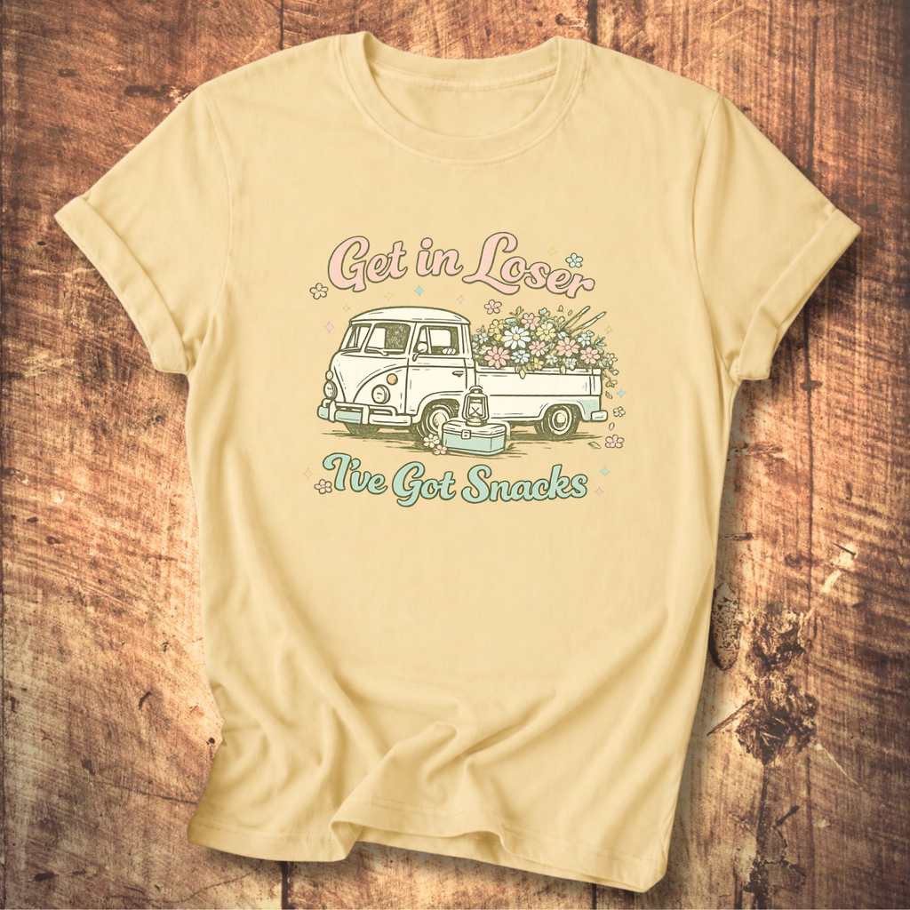 Retro Flower Truck Tee