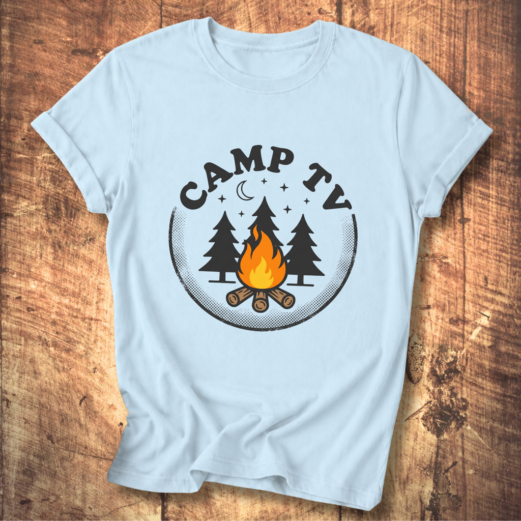 Camp TV Static Tee