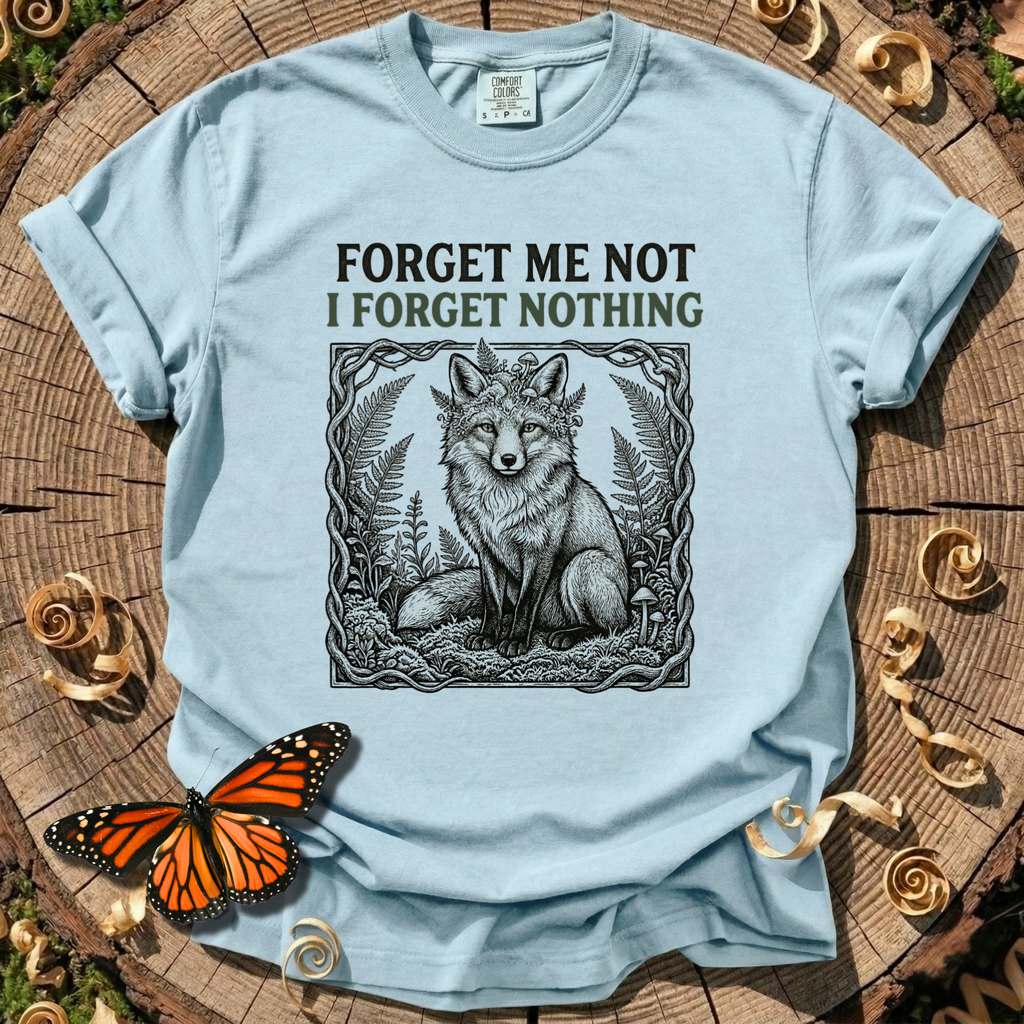 Forget Me Not Fox Tee
