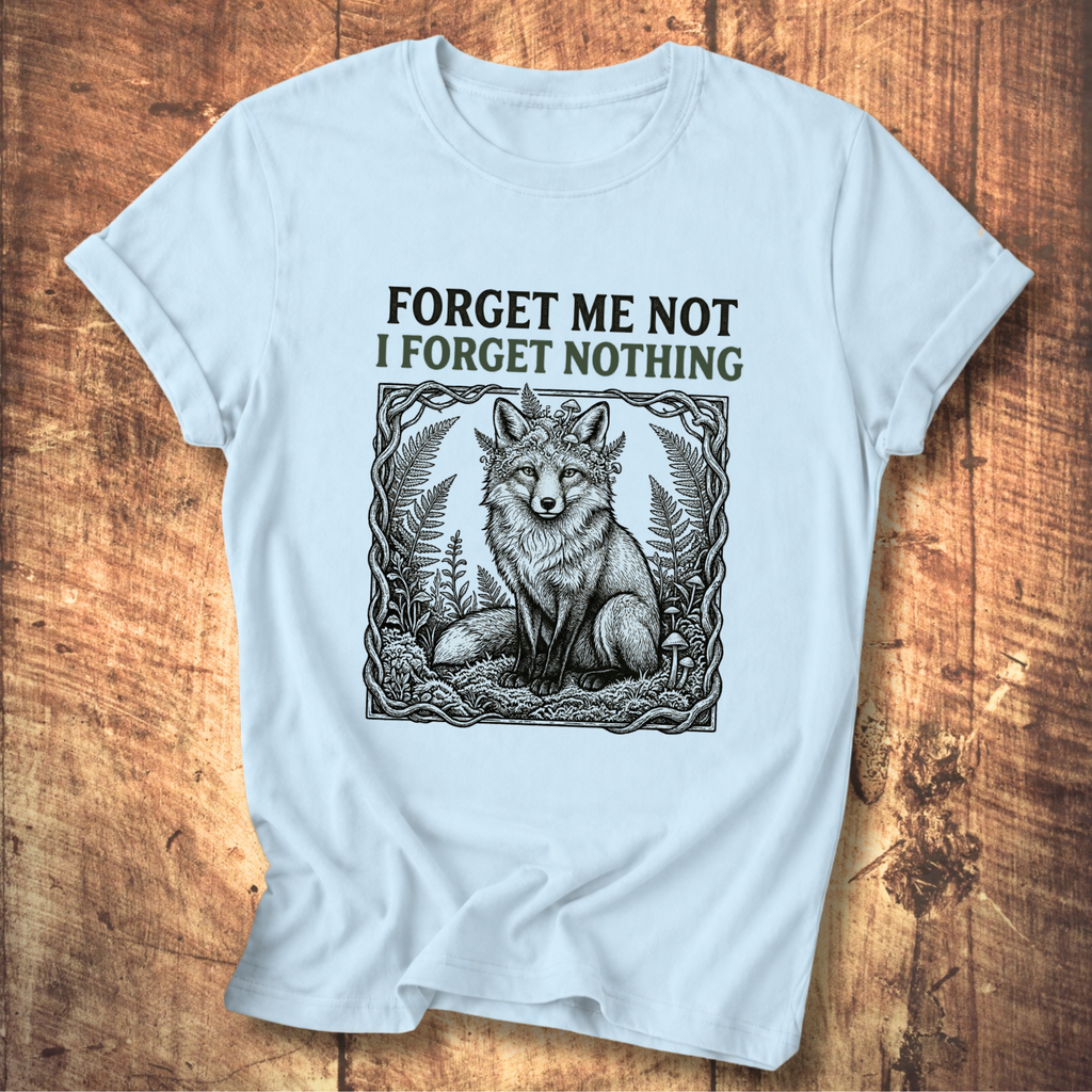 Forget Me Not Fox Tee