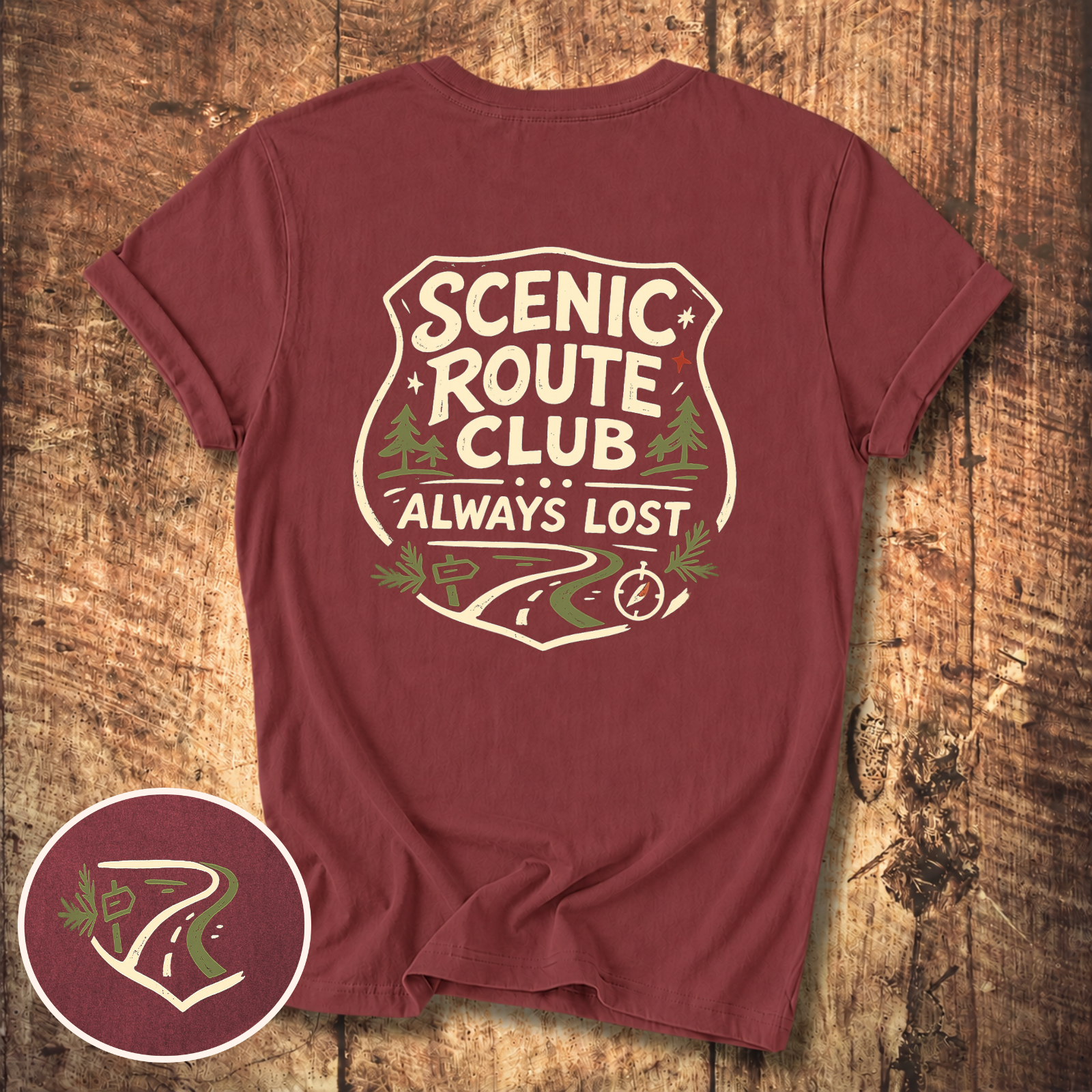 Scenic Route Club “Always Lost” Tee