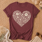 Heart Of Flowers T-shirt