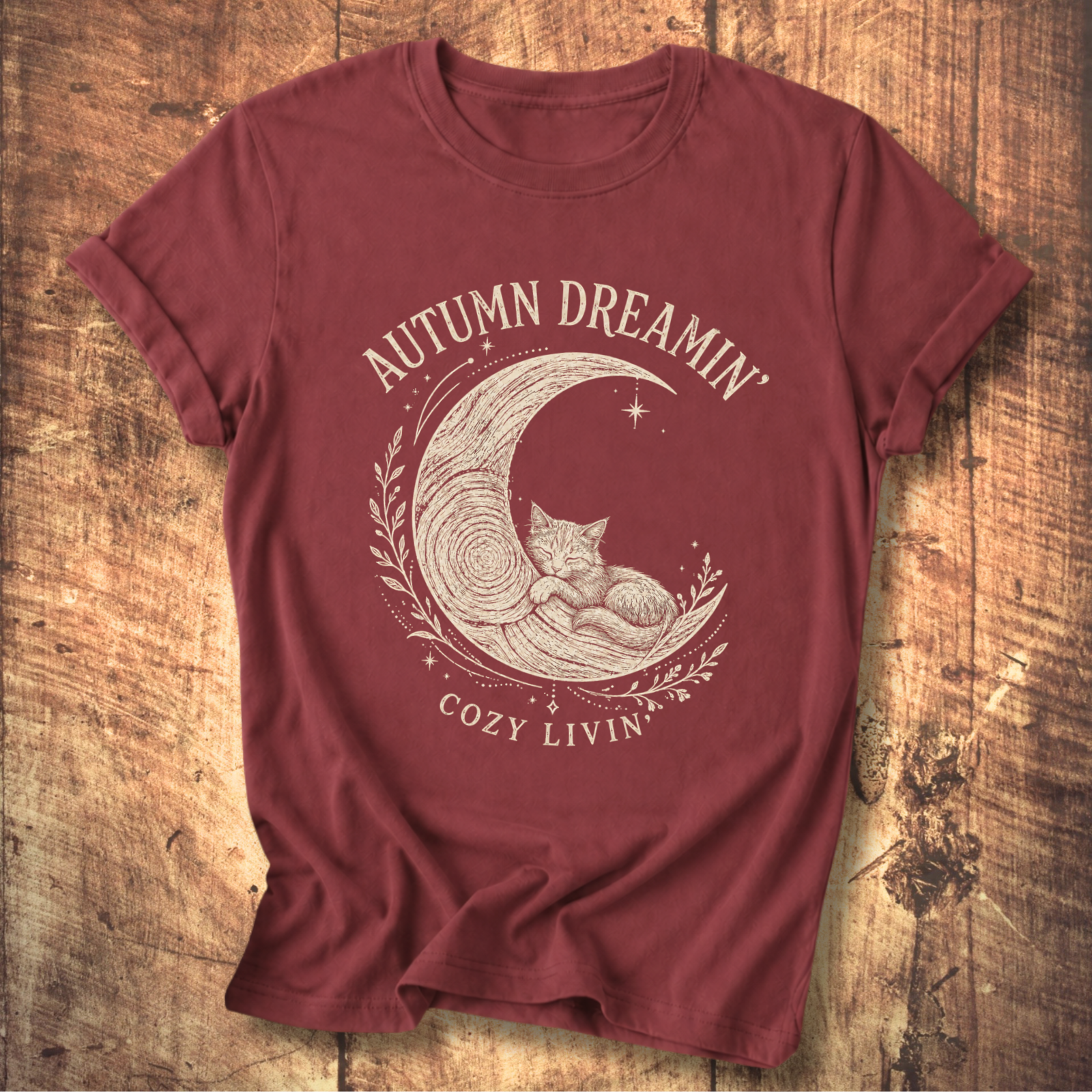 Autumn Dreamin' Kitten T-shirt