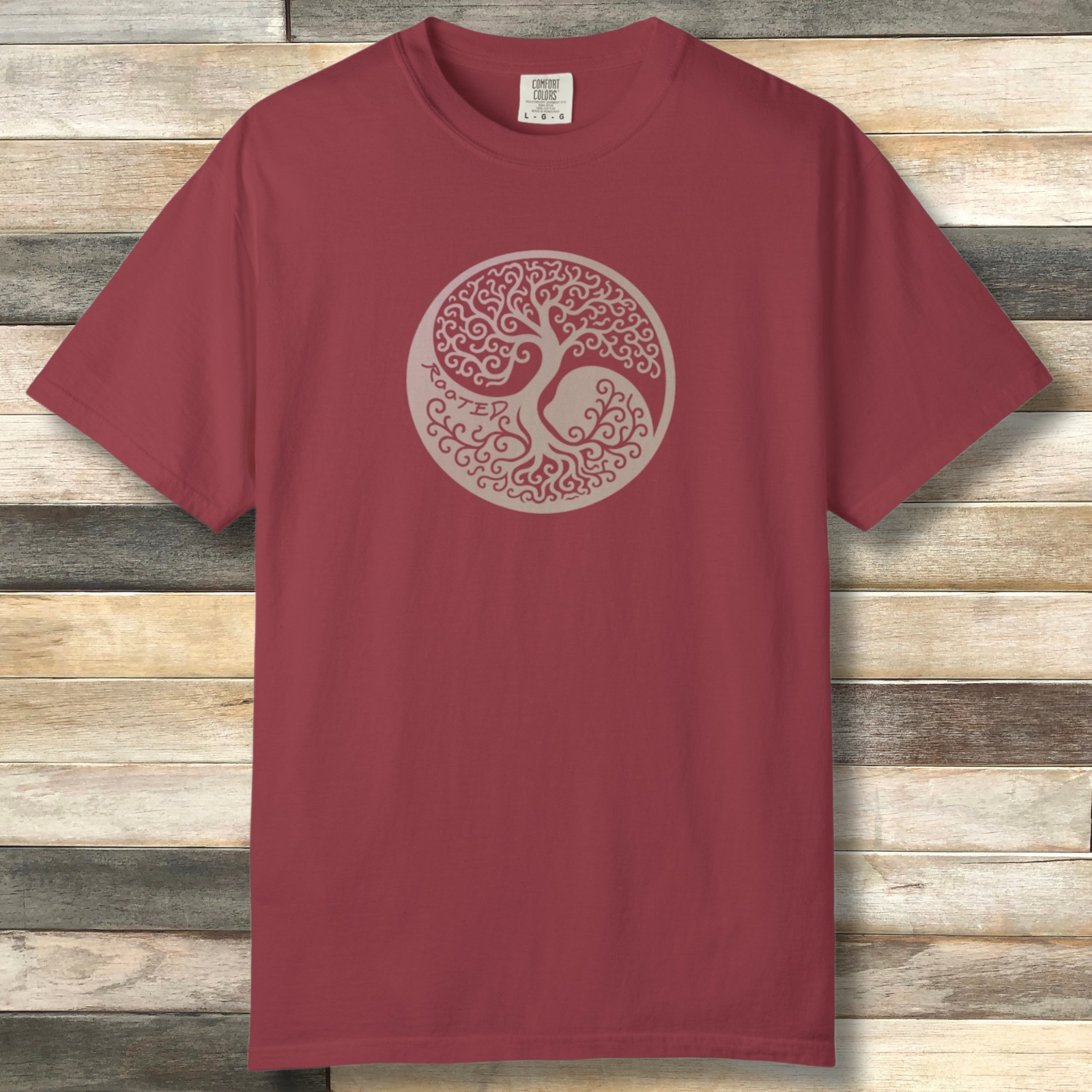 Rooted Yin Yang Tree T-Shirt — Boho Nature Graphic Tee