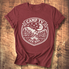 Camp TV Linocut T-shirt
