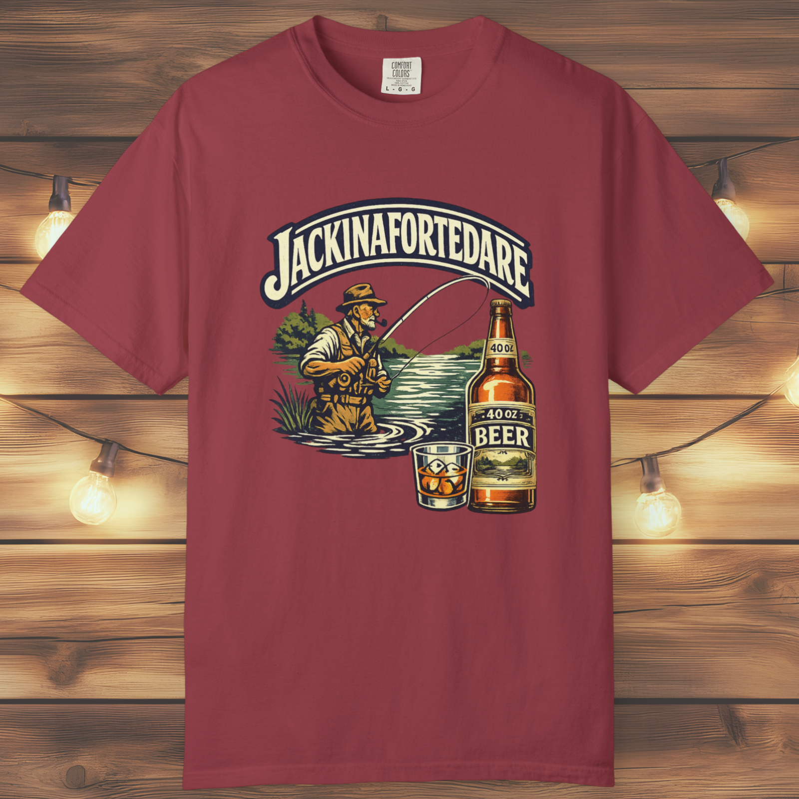 "Jackinafortedare" Vintage Outdoors Tee
