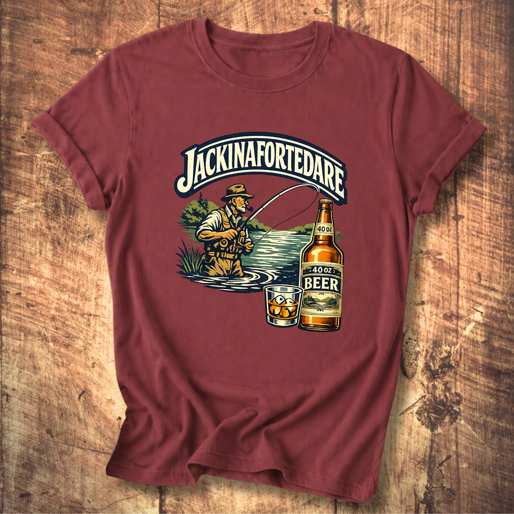 "Jackinafortedare" Vintage Outdoors Tee