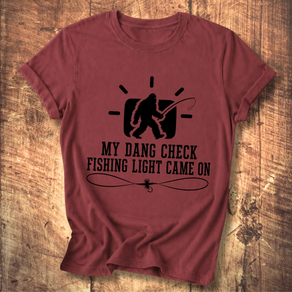Dang Check Fishing Light T-shirt