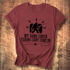 Dang Check Fishing Light T-shirt