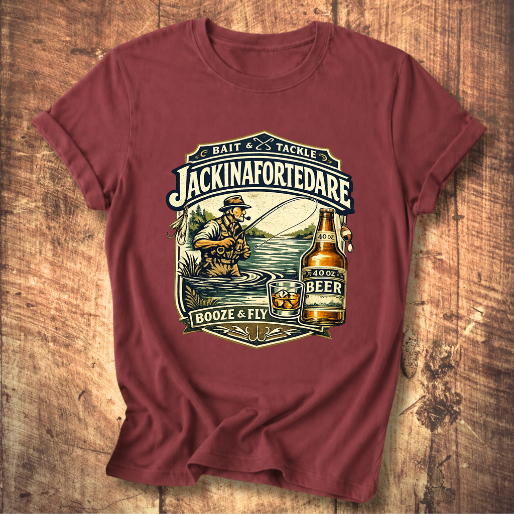 Jackinafortedare Vintage Bait & Tackle Tee