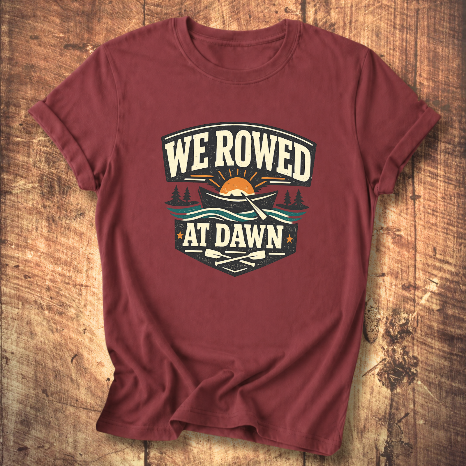 We Rowed At Dawn T-Shirt