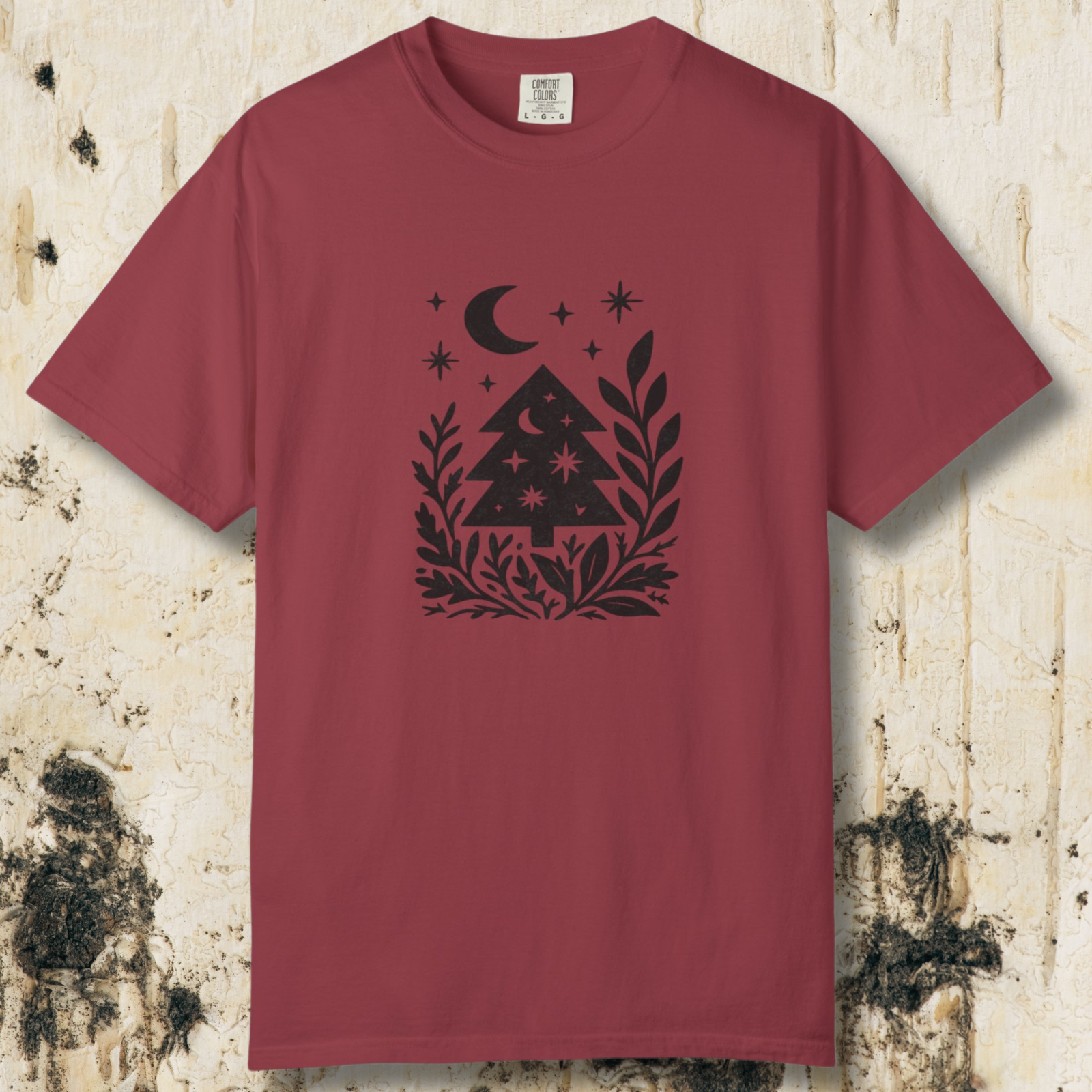 Midnight Forest T-Shirt | Moon and Pines Graphic Tee