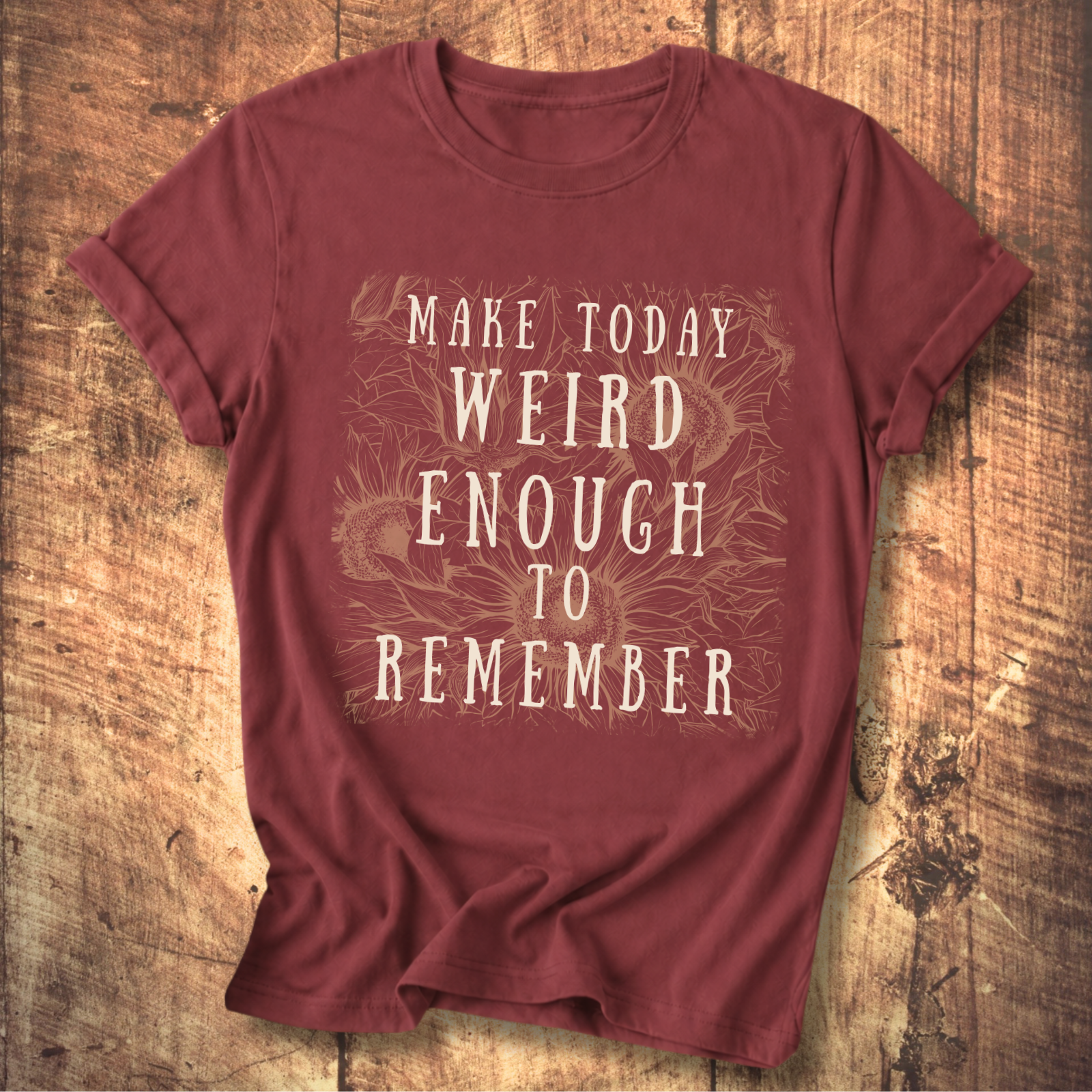Weird Sunflower Days Tee