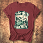 Tight Lines and Tall Tales Fishing T-Shirt