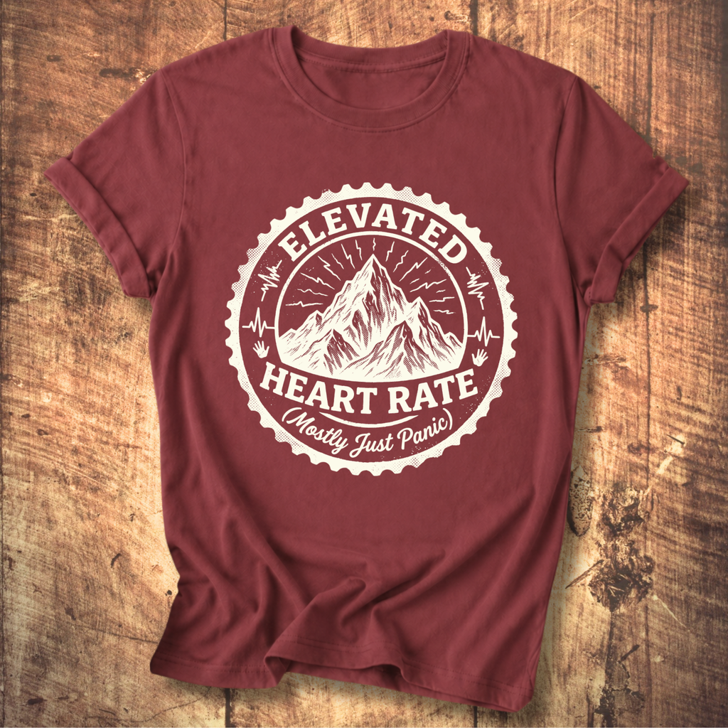Elevated Heart Rate Mountain T-Shirt