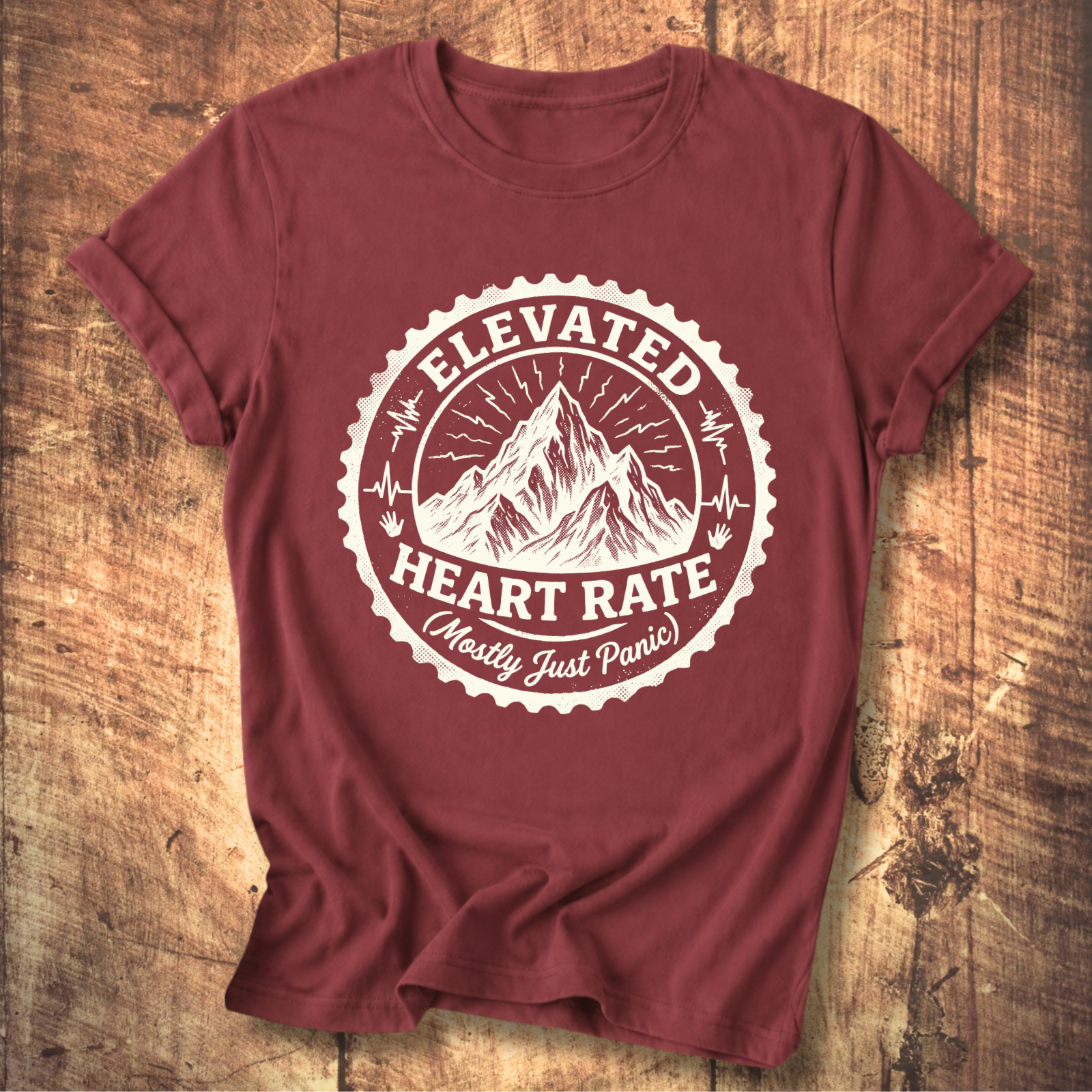 Elevated Heart Rate Mountain T-Shirt