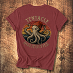 Tentacle Difficulties Back Print Tee