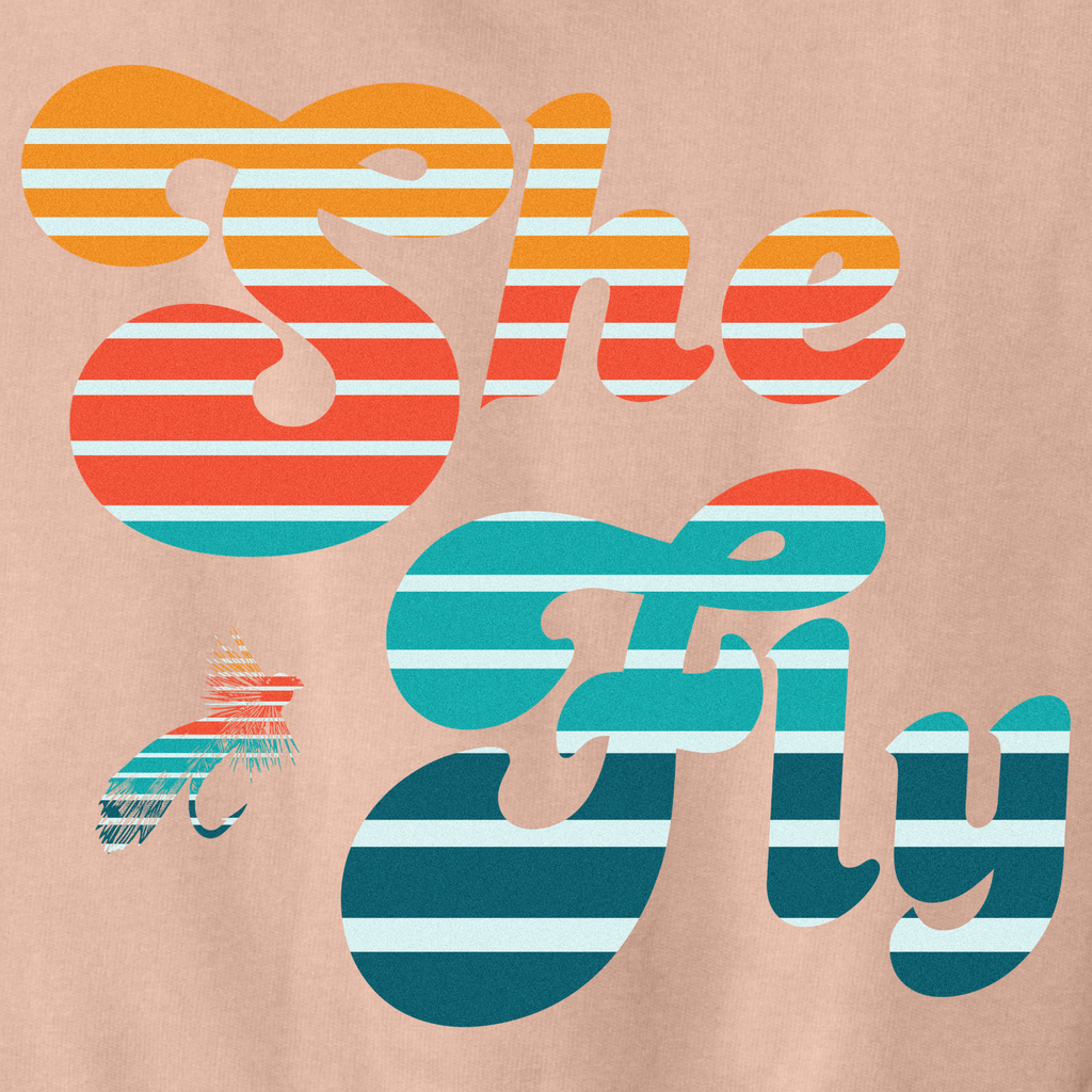 She Fly Retro Pullover
