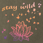 Stay Wild Lotus Tee