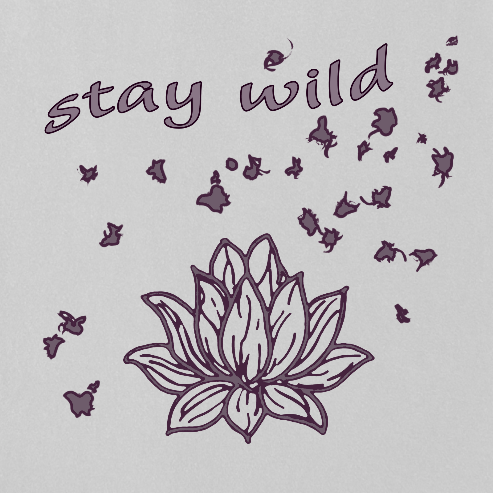 Stay Wild Lotus Tee