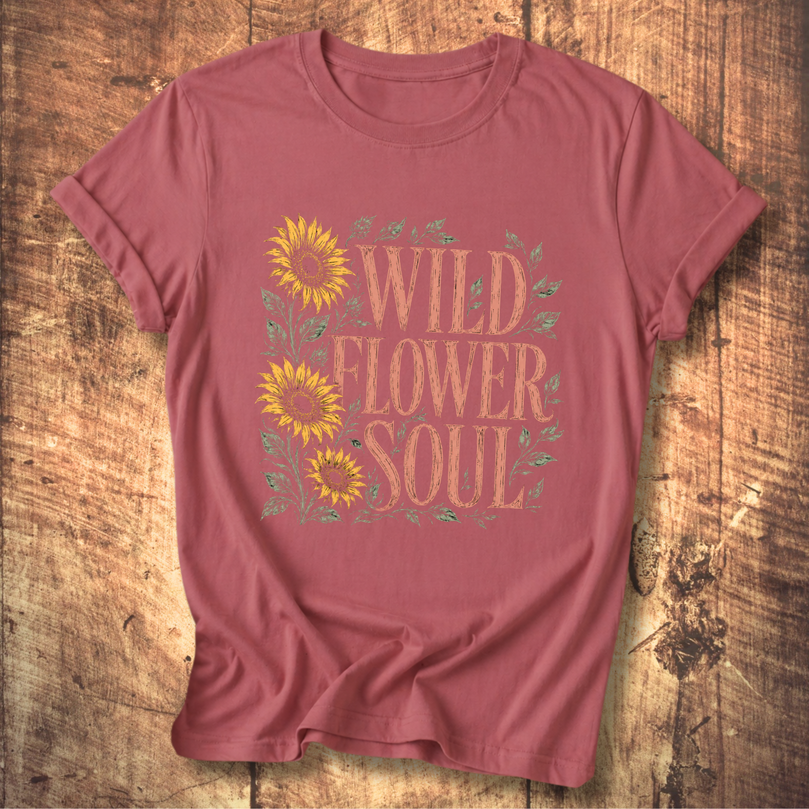 Wild Flower Soul T-shirt