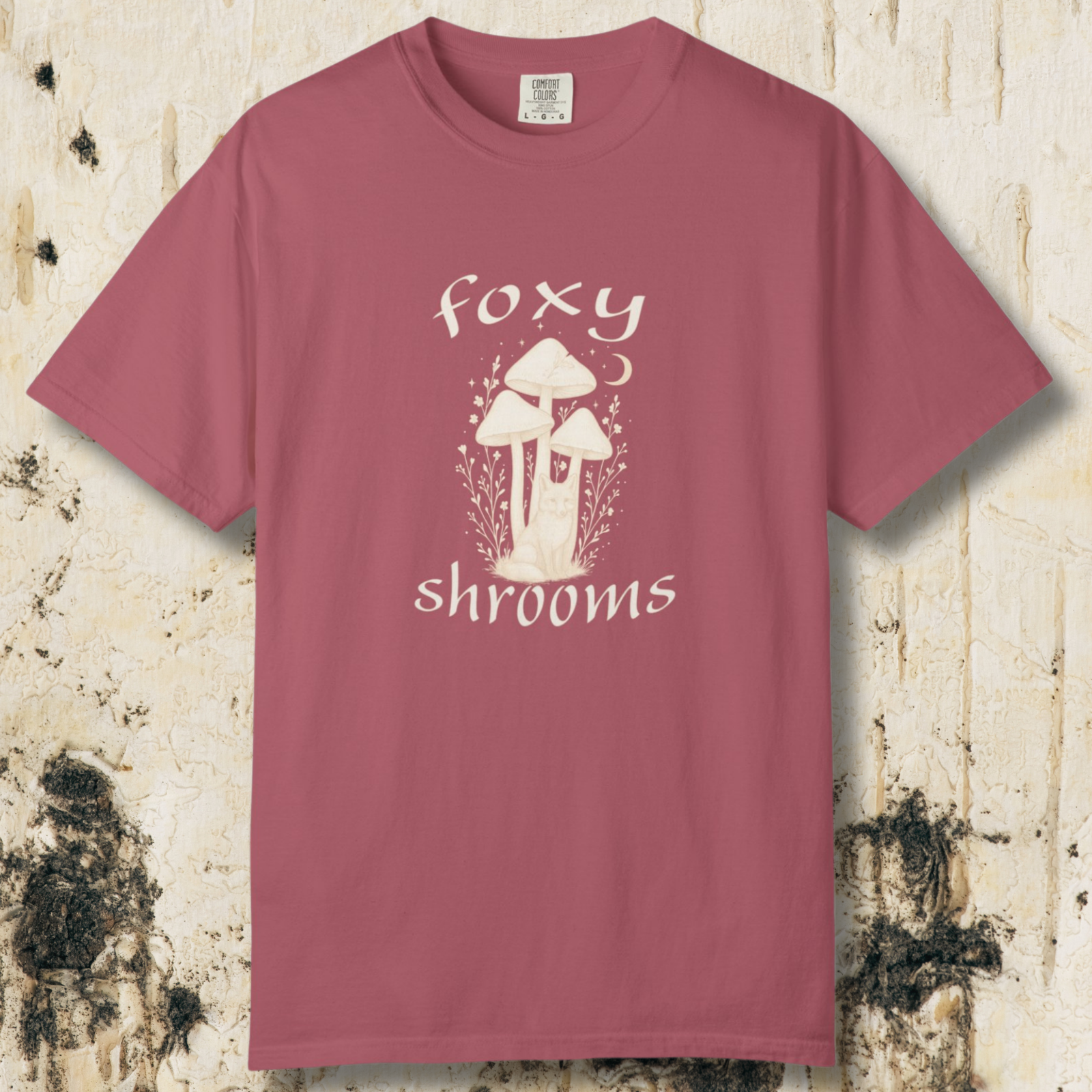 Foxy Shrooms Vintage Tattoo T-Shirt
