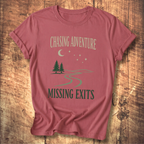Chasing Adventure Missing Exits T-Shirt