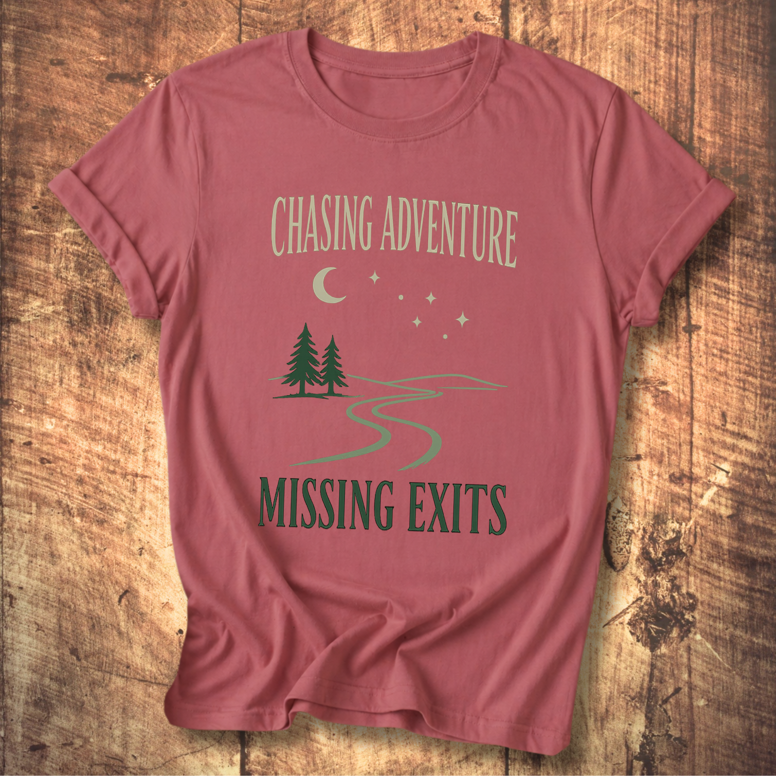 Chasing Adventure Missing Exits T-Shirt