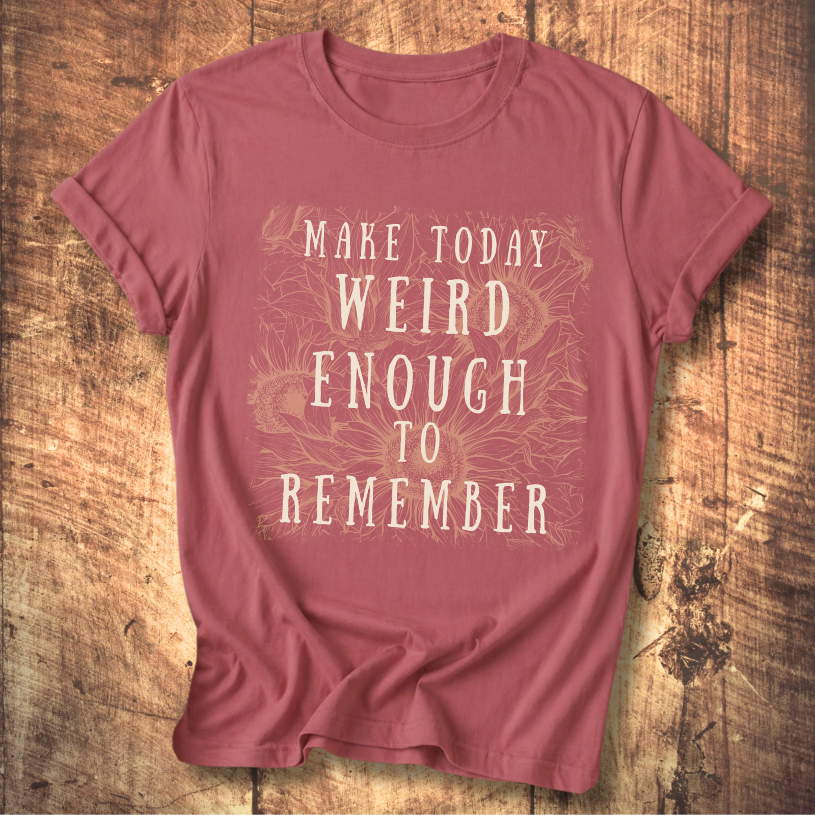 Weird Sunflower Days Tee