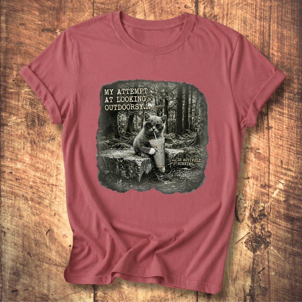 Attempting Outdoorsy T-shirt