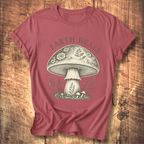Earth Heals Mushroom Tee