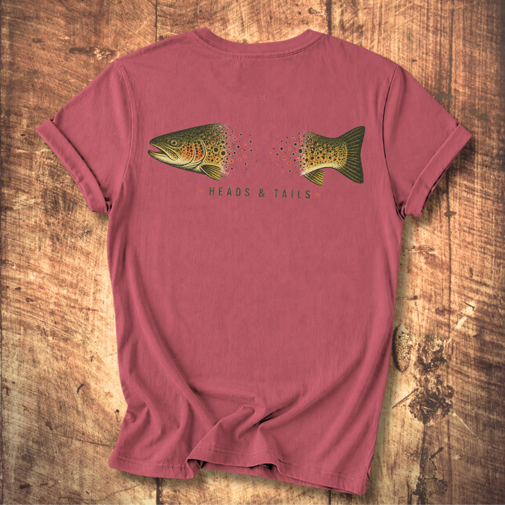 Brown Trout Heads & Tails Tee