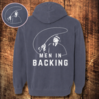 Men in Backing Hoodie (Front + Back)