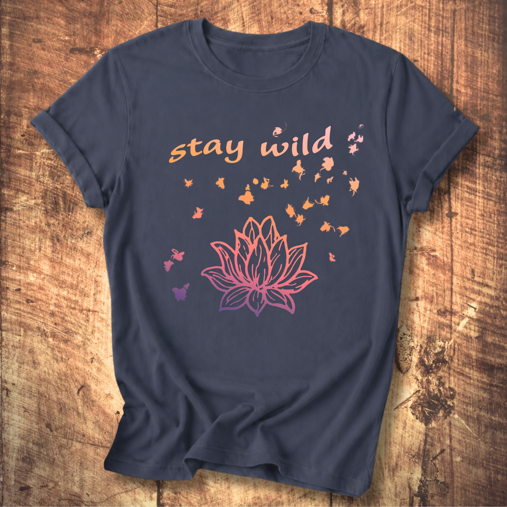 Stay Wild Lotus Tee