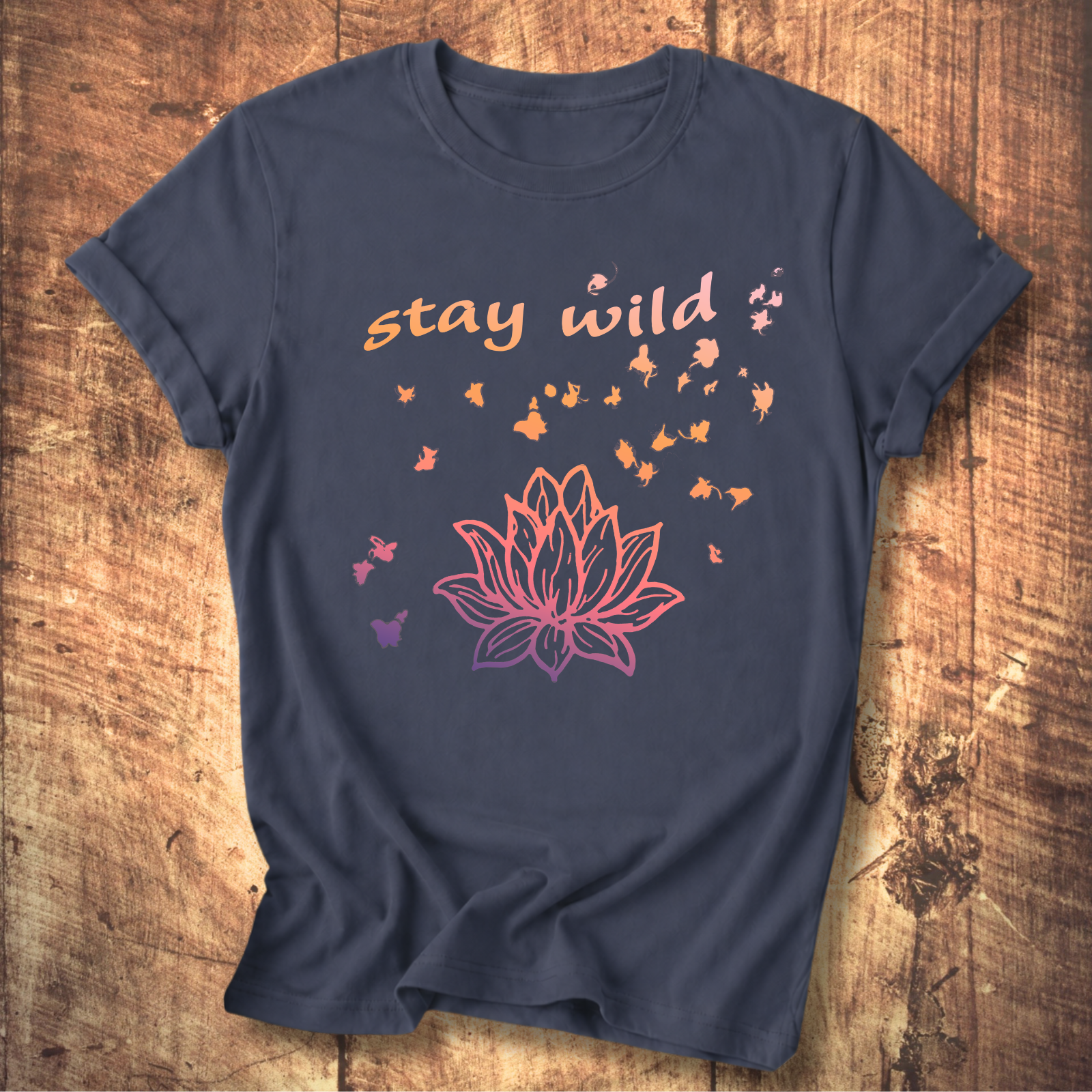Stay Wild Lotus Tee