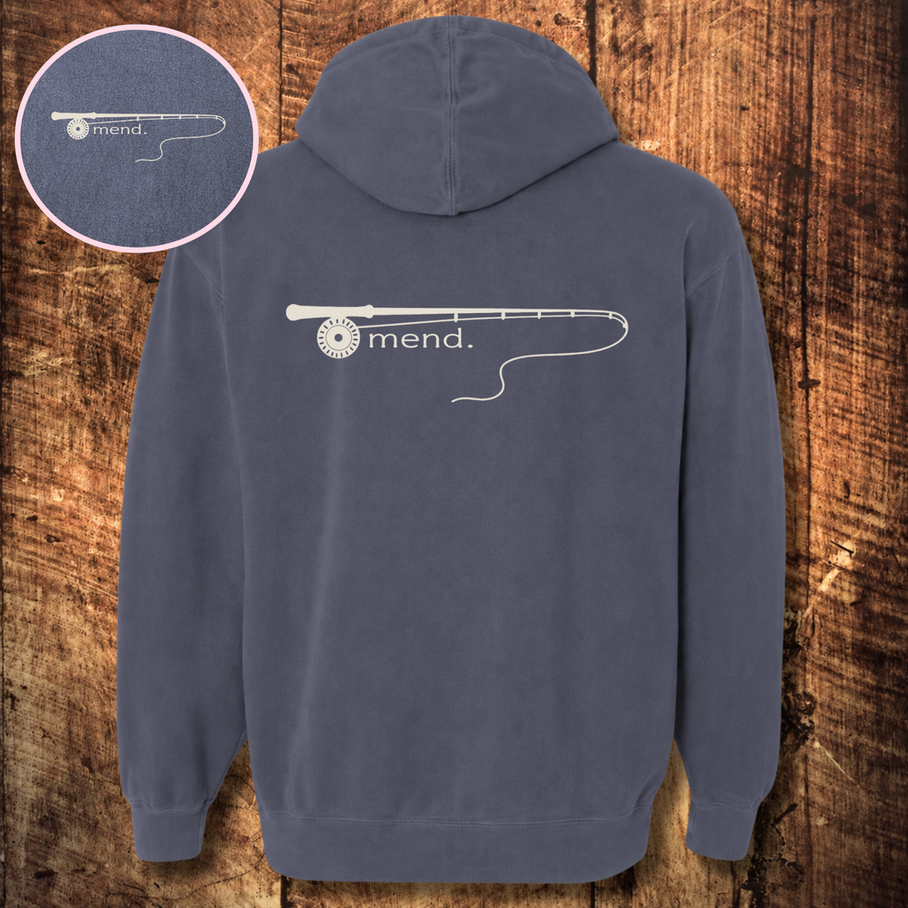 Mend. Heavyweight Fly Fishing Hoodie