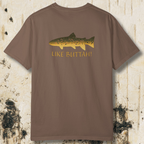 Like Buttah Brown Trout T-Shirt Back Print