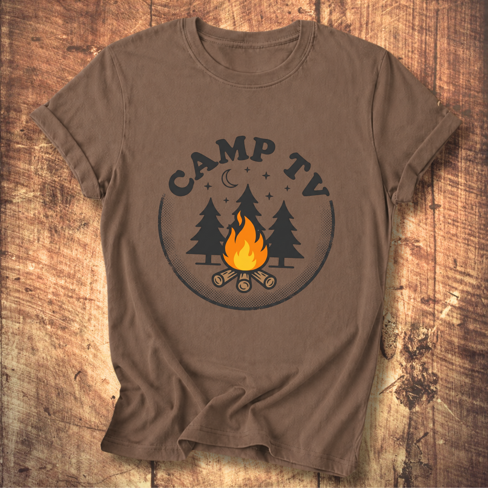 Camp TV Static Tee