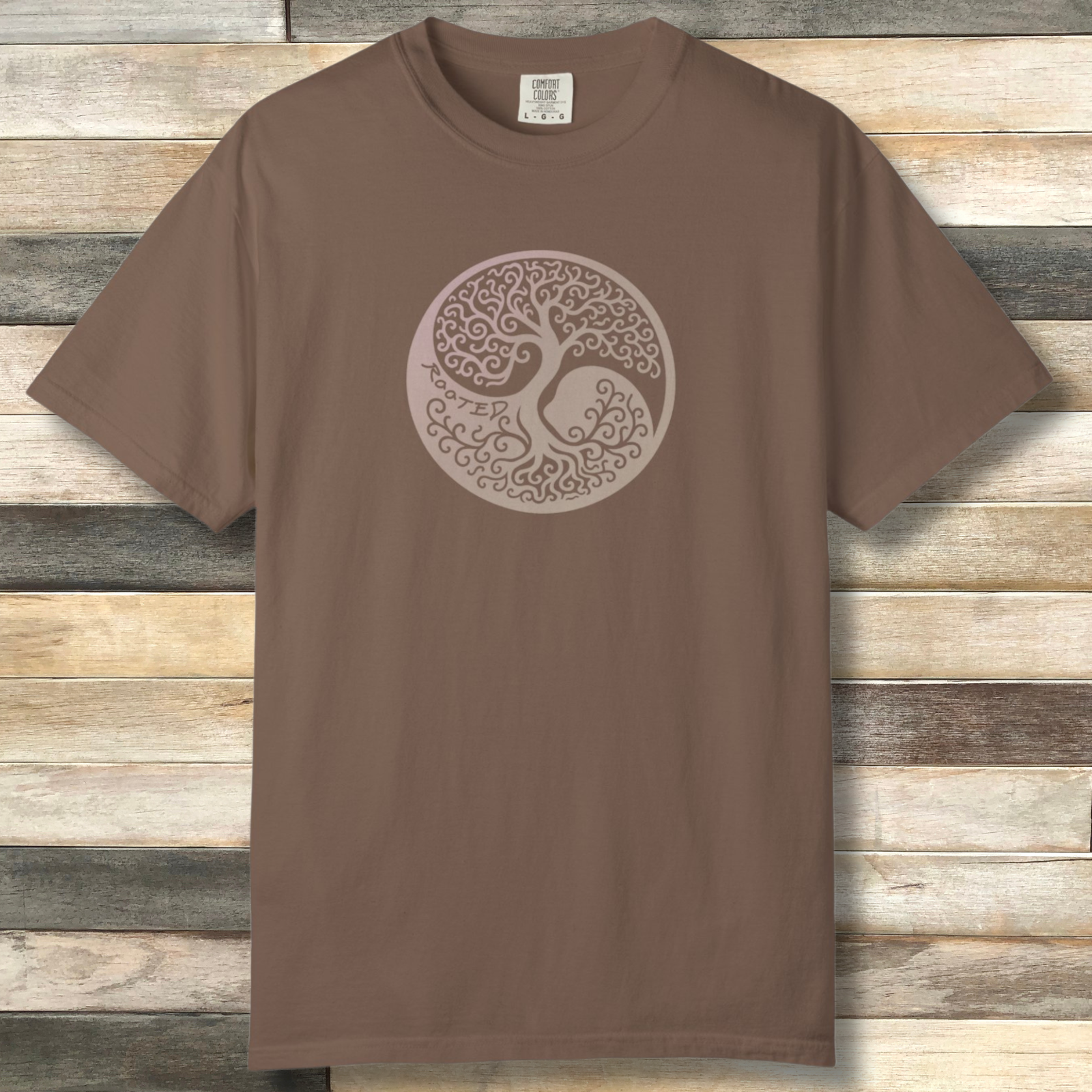 Rooted Yin Yang Tree T-Shirt — Boho Nature Graphic Tee