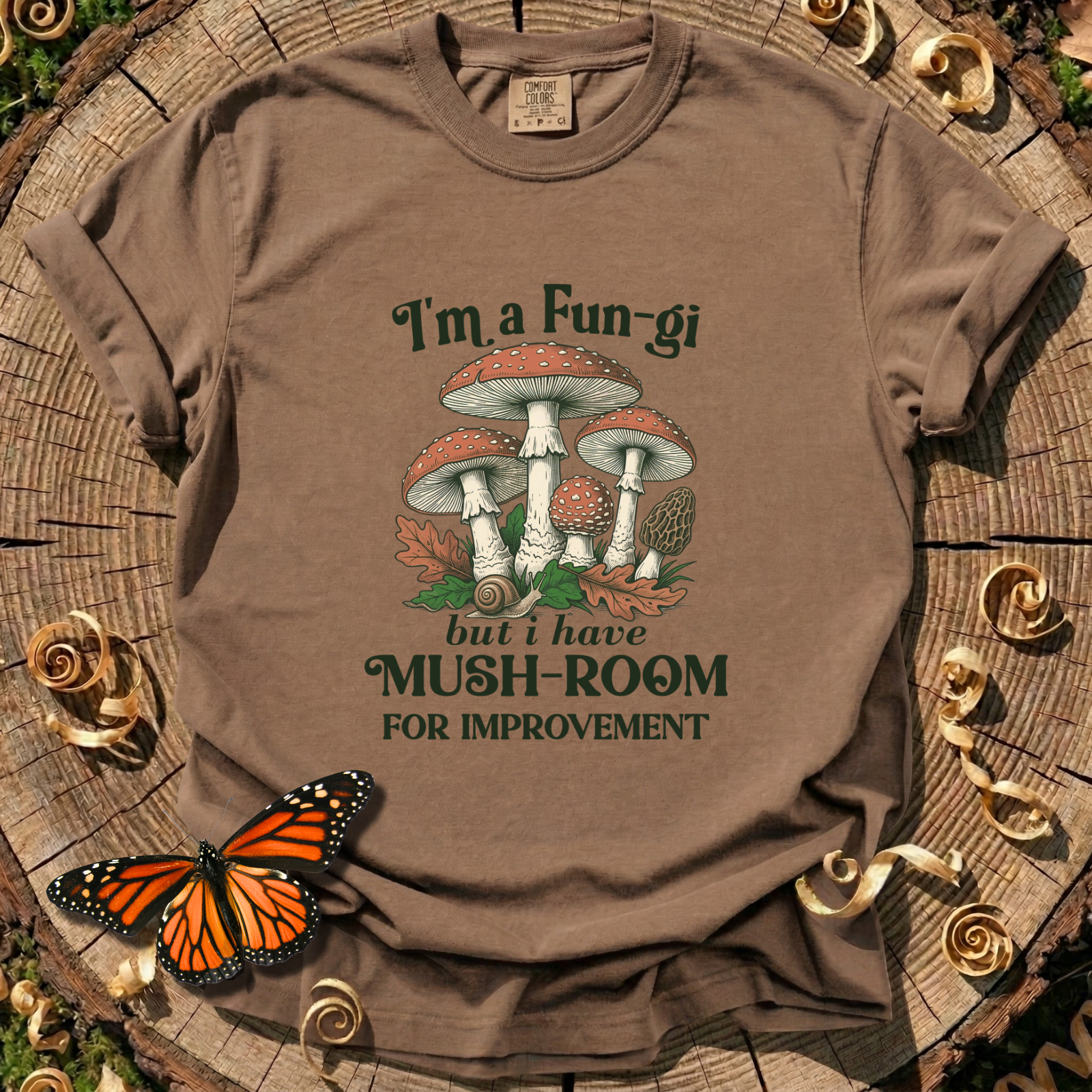 I'm a Fun-gi Vintage Mushroom Tee