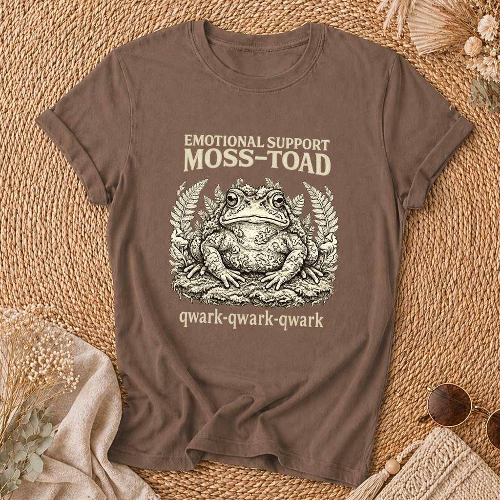 Emotional Support Moss-Toad T-Shirt