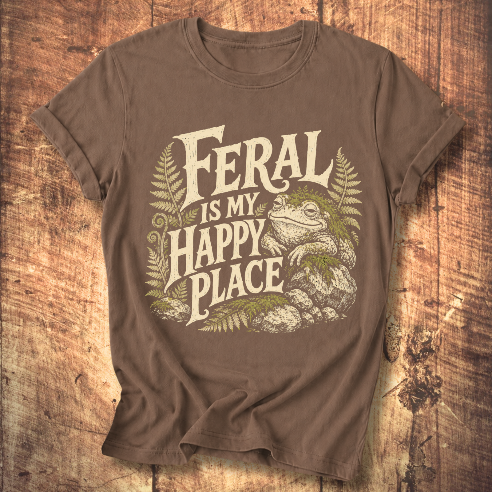 Feral Is My Happy Place T-shirt