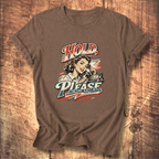 Hold Please Retro Pinup Tee